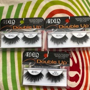 3pk False Lashes . Double Up